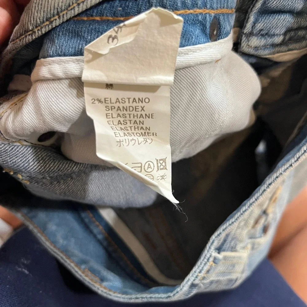 Euro VTG Y2K Denim Mini Skirt Blue Women's Jeans Skirt Y2K Low Rise Sexy‎